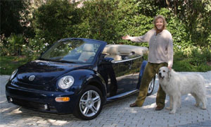 VW New Beetle und Thomas Gottschalk