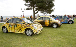 VW New Beetle auf der Sunshinetour