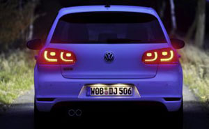 VW Golf GTD mit LED-Rckleuchten