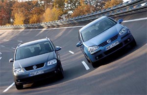 VW Golf und VW Touran