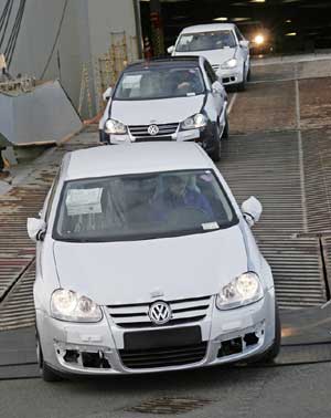 VW Jetta Ankunft in Emden