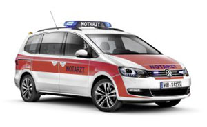 VW Sharan als Notarzt