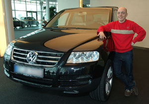 Bernhard Hoecker fhrt VW Touareg V6 TDI