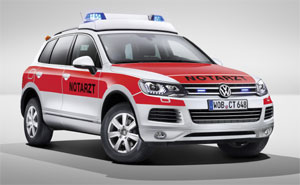 VW Touareg als Notarzt