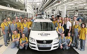 750.000 VW Touran gefertigt