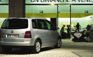 Werbespot des Volkswagen Touran