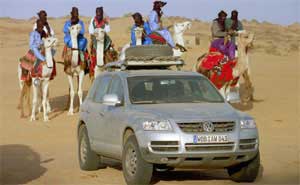 Volkswagen hilft den Tuareg