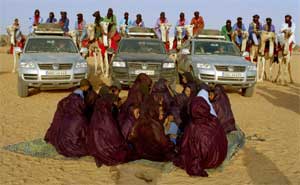 Volkswagen hilft den Tuareg