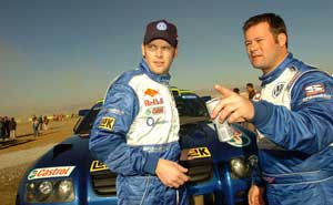 Dirk von Zitzewitz und Robby Gordon