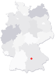 Lage von Adelschlag in Deutschland