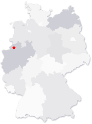 Lage von Ahaus in Deutschland