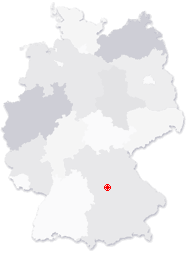Lage von Allersberg in Deutschland