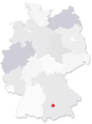 Lage von Altomünster in Deutschland