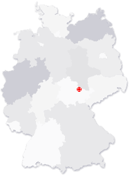 Lage von Auerstedt in Deutschland