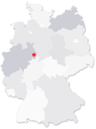 Lage von Bad Driburg in Deutschland