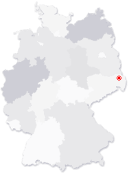 Lage von Bad Muskau in Deutschland
