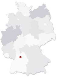 Lage von Bad Rappenau in Deutschland