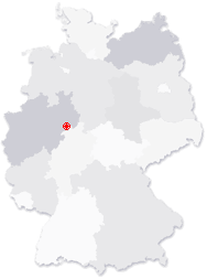 Lage von Bad Wnnenberg in Deutschland