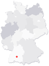 Lage von Bisingen in Deutschland