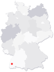 Lage von Btzingen in Deutschland