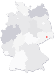Lage von Bretnig-Hauswalde in Deutschland