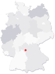 Lage von Buchbrunn in Deutschland