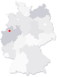 Lage von Coesfeld in Deutschland