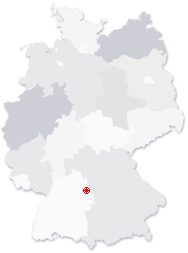 Lage von Crailsheim in Deutschland