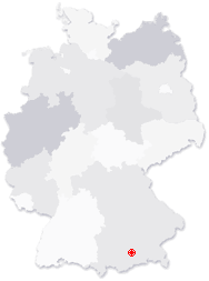 Lage von Egmating in Deutschland