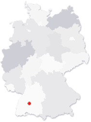 Lage von Empfingen in Deutschland