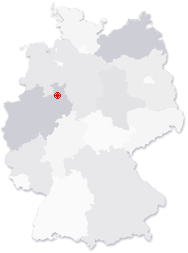 Lage von Enger in Deutschland