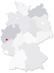 Lage von Erftstadt in Deutschland