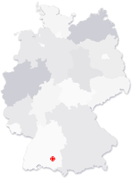 Lage von Ertingen in Deutschland
