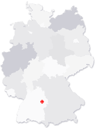 Lage von Eschach in Deutschland