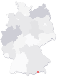Lage von Flintsbach in Deutschland