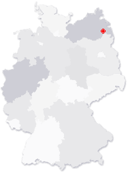 Lage von Friedland in Deutschland