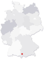 Lage von Friesenried in Deutschland