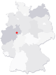 Lage von Geseke in Deutschland