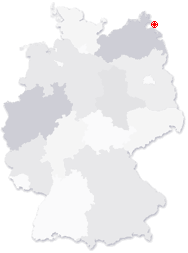 Lage von Göhren in Deutschland