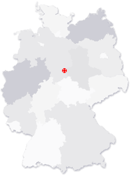 Lage von Goslar in Deutschland