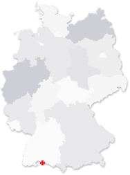 Lage von Gottmadingen in Deutschland