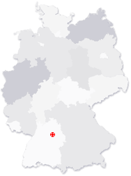 Lage von Groerlach in Deutschland