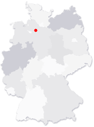 Lage von Gyhum in Deutschland