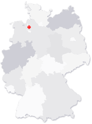 Lage von Hagen im Bremischen in Deutschland