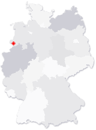 Lage von Halle in Deutschland