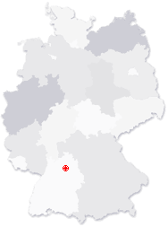 Lage von Hardthausen am Kocher in Deutschland