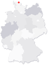 Lage von Harrislee in Deutschland