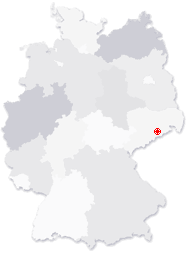 Lage von Heidenau in Deutschland