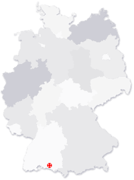 Lage von Herdwangen-Schnach in Deutschland