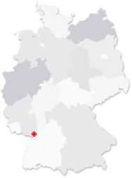 Lage von Heuchelheim-Klingen in Deutschland